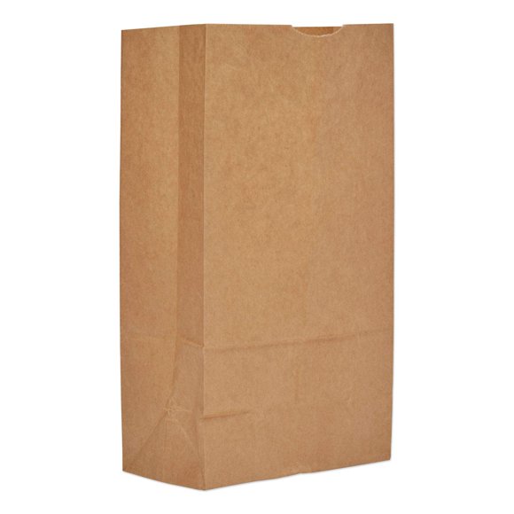 General Grocery Paper Bags, 12, 7.06" x 4.5" x 13.75", Kraft, 500 Bags