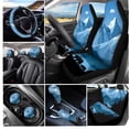 thumbnail image 3 of Uorisanigo Mountains Bears Car Front and Rear Cushion Covers Steering Wheel Cover for Cars Water Coaster Gear Lever Cover+Hand Brake Cover Pillowcase Universal Fit Women Men 11 PCS, 3 of 7