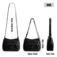thumbnail image 5 of BadPiggies Crossbody Bag for Women Pocketbooks Soft PU Leather Purses and Handbags Multi Pocket Shoulder Bags - Black, 5 of 9