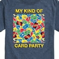 thumbnail image 3 of UNO - My Kind Of Card Party - Men's Short Sleeve Graphic T-Shirt, 3 of 5