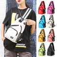 thumbnail image 5 of IAJFHAFS Small Sling Crossbody Backpack Shoulder Bag for Men Women, Lightweight One Strap Backpack Sling Bag Backpack for Hiking Walking Biking Travel Cycling, 5 of 6