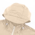 thumbnail image 6 of Squevariel Men Plus Size Solid Color Hoodie Jacket Lightweight Zipper Sun Protection Outwear Outdoors Long Sleeve Casual Loose Coat with Pockets, 6 of 8