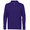 Purple, variant on Premium Boys School Uniform Long Sleeve Stain Guard Polo Shirt