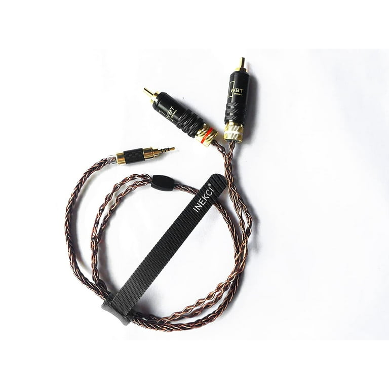 HiFi Cable with 2.5mm TRRS Balanced Male to 2RCA Male Hi-end for