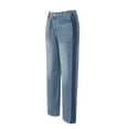 thumbnail image 6 of Mepaouo Women's High Waisted Jeans Boyfriend Baggy Straight Leg Casual Denim Pants with Pockets, 6 of 9