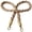 Golden_1M, variant on OIUR 1/1.5/2M Natural Braided Jute Rope, Heavy Duty Woven Twine Rope for Crafts, Queue Barrier Rope with Metal Hooks