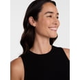 thumbnail image 4 of Time and Tru Women’s Sleeveless Knit Swing Dress, Sizes XS-XXXL, 4 of 6