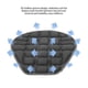 thumbnail image 4 of Cojín De Asiento De Motocicleta, Cojín De Asiento De Motocicleta, Protector Solar De Ranura Poco Profunda 3D, Buena Permeabilidad Al Aire Para Protección De Conducción, 4 of 7