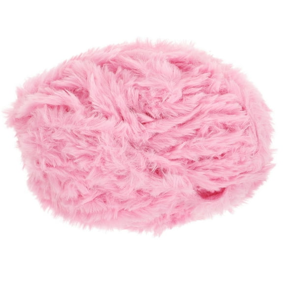 Worgeous 1 Roll Knitting Yarn Pink Acrylic Fiber for Yarn for Crochet and Beading