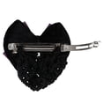 thumbnail image 4 of Pinza de cabellero de cabellero Redecilla Neta Cubierta Bowknot Accesorio Cristal para Mujeres Púrpura Hugo Redecilla de pelo, 4 of 9