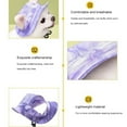 thumbnail image 4 of Cat Hat with Ear Holes Puppy Cat Tie Dye Round Brim Sun Hat Bucket Hat Adjustable Drawstring Breathable Outdoor Sun Protection Pet Caps for Small and Medium Cats Dogs S-L, 4 of 6