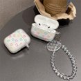 thumbnail image 3 of Fashion Flower Glitter Shiny Case For AirPods 1 2 3 Wireless Bluetooth Earphone Bracelet Cover For Apple airpods Pro 2nd Funda, 3 of 7