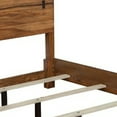 thumbnail image 3 of Magnificent Full Size Panel Bed In Mahogany Wood Brown- Saltoro Sherpi, 3 of 5