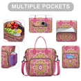 thumbnail image 2 of Abstract Ornamental Mandala Leakproof Food Storage Bag - Stylish & Versatile Cooler Tote for All Occasions, 2 of 6
