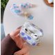 thumbnail image 2 of Estuche protector transparente con purpurina y flores adecuado para Airpods Pro, estuche suave para auriculares de pie de segunda generación de Apple, 2 of 5
