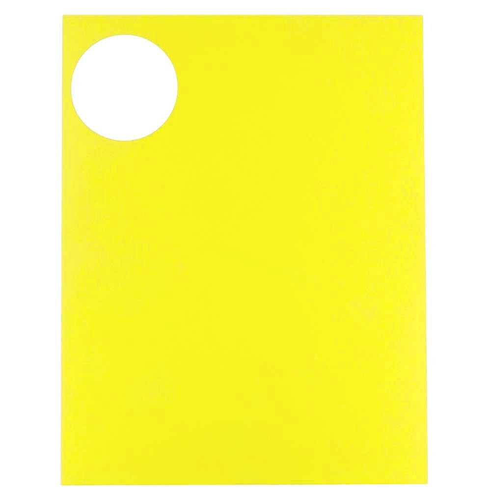 JAM Paper Circle Label Sticker Seals, 2.5 in Diameter, Yellow, 120 Round Labels per Pack