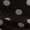 Black, variant on Women's Off Shoulder Cap Sleeve Polka Dot Ruched Slim Blouse Black XS