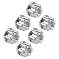 thumbnail image 3 of Wanyifa Titanium M6 M8 M10 M12 M14 M16 Flange Bolt Nut Bicycle Motorcycle Rear Axle Car Modification Accessories,M12,1.5mm,Silver,6 Pcs, 3 of 6