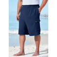 thumbnail image 4 of KingSize Men's Big & Tall Full Elastic Waist Gauze Cargo Shorts, 4 of 6