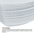 thumbnail image 4 of Universal Cloth Dryer Air Intake Filter, Cotton 207x75mm White for Clothes Dryer Filter Replacement Pack of 20, 4 of 5