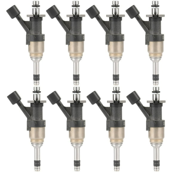 8ps CCIYU FJ1296 Fuel Injector Kits fit for 2015-2019 for Cadillac for Escalade, 2015-2019 for Cadillac for Escalade ESV, 2016-2021 for Chevrolet for Camaro 6 Holes Automotive Engein