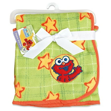 Sesame Street Beginnings Elmo Fleece Blanket, Green - Walmart.com