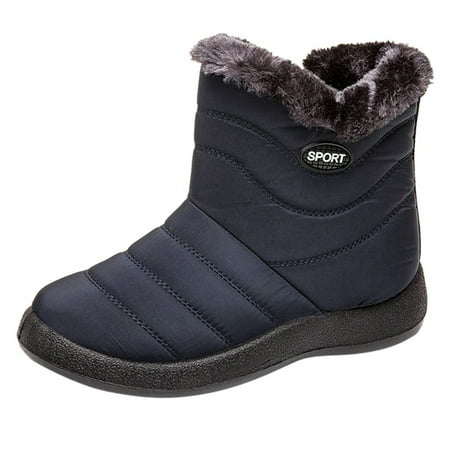

Yinguo Boots For Women Girls Short Bootie Outdoor Winter Warm Shoes Ankle Snow Boots
