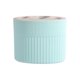thumbnail image 2 of Porta Cepillos de Dientes y Organizador de Pasta Dental - Estante de Montaje en Pared o Encimera para Almacenamiento en Baño, Plástico, Fácil de Limpiar, Paquete de 1, Rosa Blanco Azul, 2 of 6