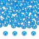 thumbnail image 1 of 400 Piezas de Perlas Acrílicas Redondas, Perlas Espaciadoras Lindas de 10 mm para Manualidades de DIY, Fabricación de Joyería, Pulseras, Aretes, Collares, Azul Oscuro Transparente, 1 of 7