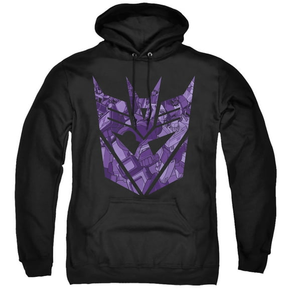 Transformers Tonal Decepticon Adult Pullover Hoodie Sweatshirt Black