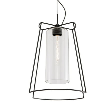 

Norwell Lighting 5389-Cl Cere Bulb 15 Wide Full Sized Pendant - Black