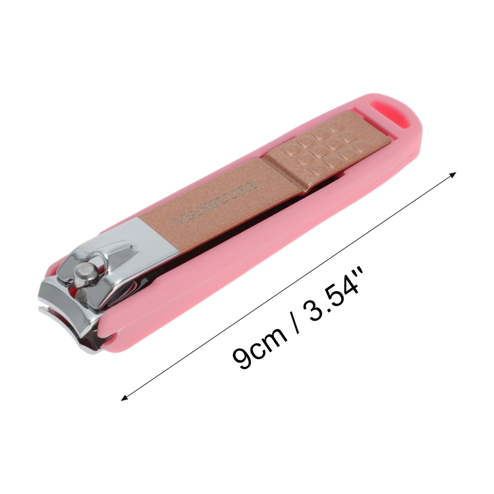 Unique Bargains 6pcs Portable Nail Clippers Set 3.54" Length Rose Gold Tone