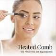 thumbnail image 3 of Remington Reveal Lash & Brow Kit, Heated Eyelash Curler and Precision Tweezers with LED light, White/Black, EC300B, 3 of 9