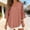 Watermelon Red, variant on Graphic Tees for Women Casual Blend Top with Button-Down Front Relaxed Fit Lightweight breathable Summer Shirt for Daily Solid Color Easy Care Red S