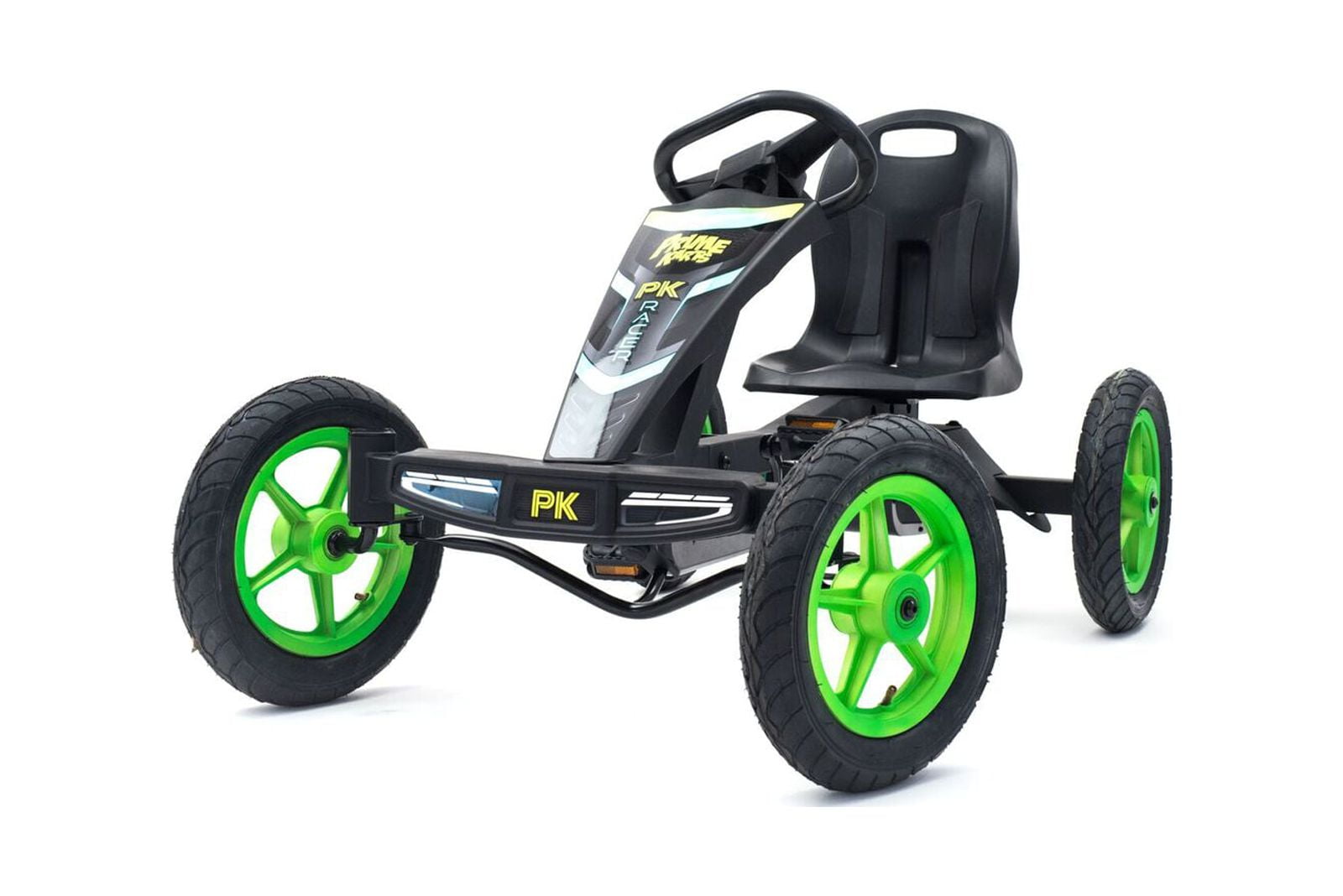 Hauck Nerf Battle Racer Pedal Go Kart for Kids Large Orange Grey Black with Rubber Tires Walmart