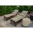 thumbnail image 3 of Casual Cushion Stripe Sunbrella® Fabric 1-Piece Outdoor Chaise Cushion, 22.5"W x 74"L, Milano Char, 3 of 7