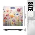 thumbnail image 2 of Bathroom Scale, Highly Accurate Digital Body Scale,Precisely Measures Weight up to 400 lbs-Array Of Colorful Wildflowers In Full Bloom On The Meadow, 2 of 4