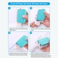 thumbnail image 7 of KW-trio 6-Hole Handheld Metal Paper Hole Puncher 5 Sheet Capacity 6mm for A4 A5 B5, 7 of 7