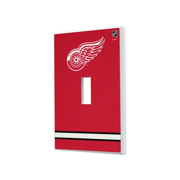 Detroit Red Wings Single Toggle Lightswitch Plate