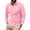 C86/Pink, variant on XIYON Long Sleeve Polo Shirts For Men Solid Lapel Shirt Casual Holiday Shirts Tops Classic Comfortable Shirts For Men