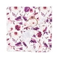thumbnail image 4 of Manta para bebés BxuanW, 80 x 80 cm, diseño floral morado, 4 of 7