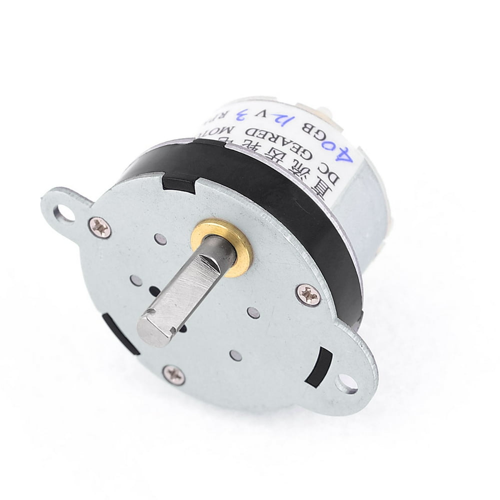 Unique Bargains 12V DC 3RPM Torque Gearbox Gear Box Electric