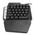 thumbnail image 2 of Teclado mecánico para juegos de una sola mano con luz LED USB 38 teclas teclado de una mano para computadora, 2 of 5