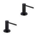 thumbnail image 1 of Wosthever Accesorios funcionales para fregadero de cocina, dispensador de jabón, dispensador de detergente ancho negro 2Conjunto, 1 of 6