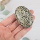 thumbnail image 2 of Vocoste Faux Crystal Palm Stone Oval Pulido Worry Stones Beige Dalmation Jasper para Stress Relax, 2 of 6