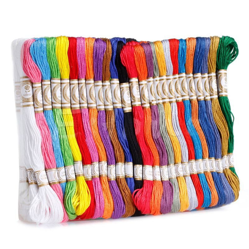 100 Colors Cross Stitch Cotton Embroidery Thread Sewing Skeins Floss hot sell