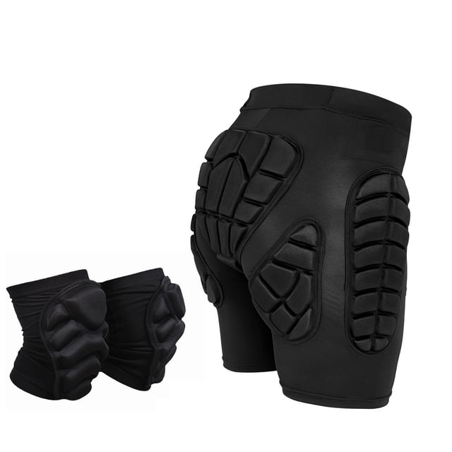 Impact Swi Ski Shorts + Rodilla Conjunto de Patinetas Imperes Snowboard Skiing Para Mujeres Hombres