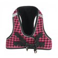 thumbnail image 1 of Hip Doggie HD-6EZHP-XS Tr-s petit harnais r-fl-chissant pied de poule EZ - rose, 1 of 1