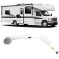 thumbnail image 1 of Pommeau de Douche Portatif pour RV, Kit de Tuyau de 1,5m pour RV Extérieur Connexion Rapide Filetage 20mm Interrupteur à Valve Intégré Léger pour Véhicule Récréatif pour Salle de Bain, 1 of 7