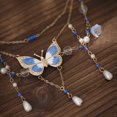 thumbnail image 3 of NICKSUN Y2k Necklace for Women, Butterfly Beaded Layered Necklaces, Halloween Fairy Cosplay Accessories, Y2k Cute Sweet Heart Butterfly Jewelry Gifts for Women, 3 of 15